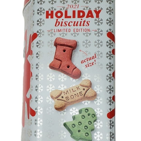 Milk Bone Holiday Christmas Biscuit Collectible Limited Edition Tin Container - Picture 3 of 9